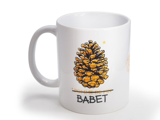 Mug Tasse Babet Pomme de pin